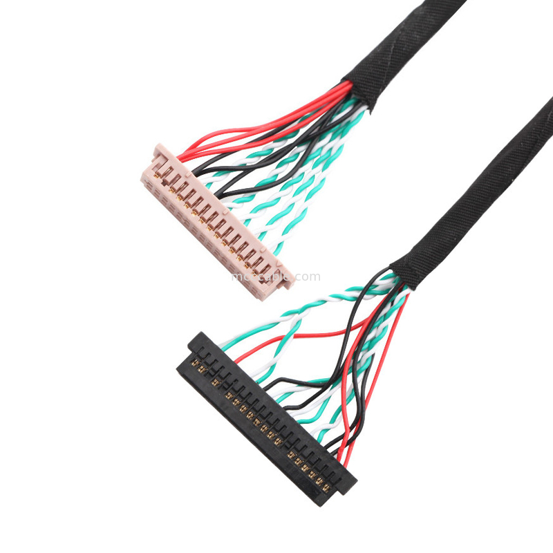 30 Kabel Pin LVDS WL1258h-20P zum STUNDEN DF13-2 lvds Anzeigenverbindungsstück