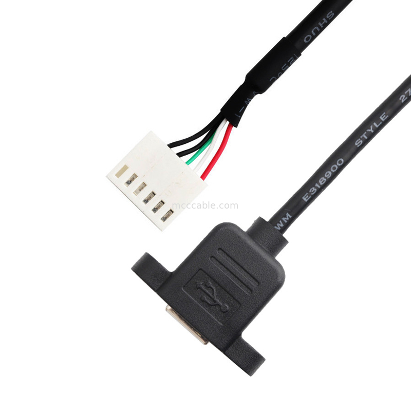 Kabelbaum Durachill Usb B 2.54mm Neigungs-A2542ha-6p Kabel-Platten-Stützteil