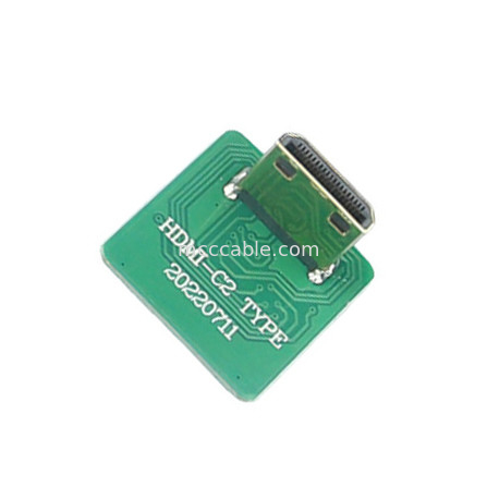 Mini Hdmi Elbow Head Hd Kabel Adapter Mini Hdmi-C2 auf 20525-020E-02 auf das Board Side Connector Pitch 0,4 mm