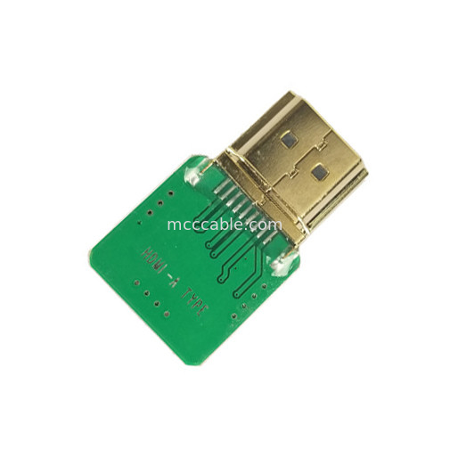 Verbindungsadapter 20525-020E-02 zum Typ HDMI-Kabeladapter HDMI-Gerade Kopf HDMI-A 0,4 mm
