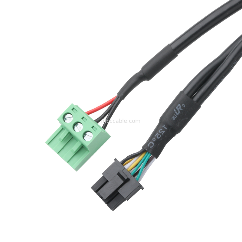 angepasste industrielle Kabelanschlüsse DB-15P weiblich bis HSG 43025-0800 Abstand 3,0 mm und 691352710003 Abstand 5,8 mm