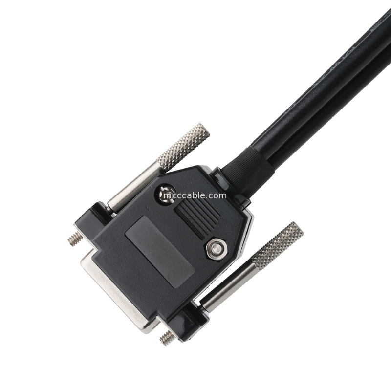 angepasste industrielle Kabelanschlüsse DB-15P weiblich bis HSG 43025-0800 Abstand 3,0 mm und 691352710003 Abstand 5,8 mm