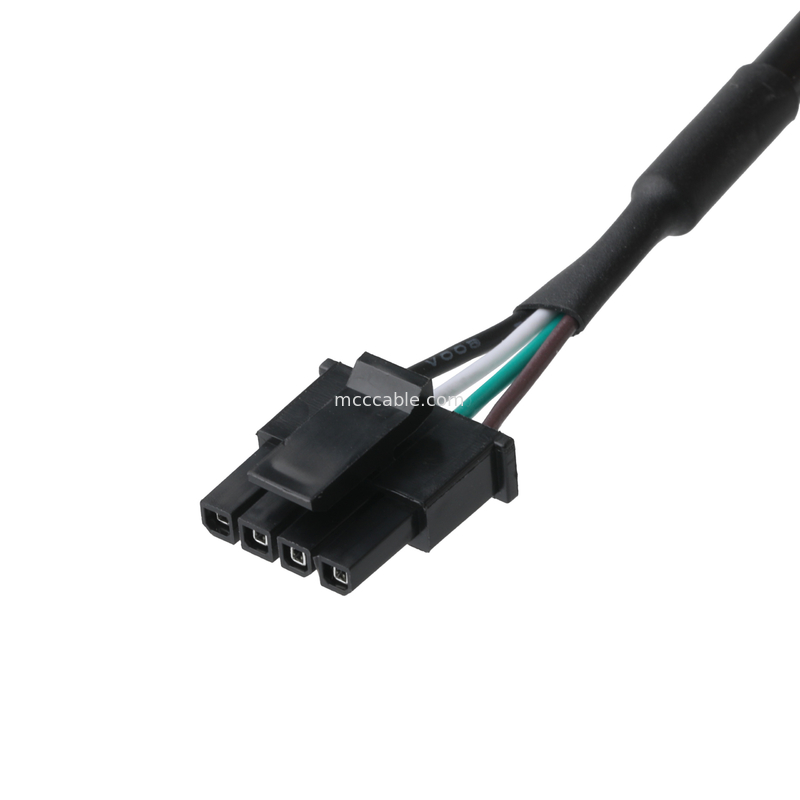 HSG 43645-0400 MX3.0-4P zu Halbstrangdraht und Ring Erdung Kragen LVDS Kabelmontage OEM/ODM