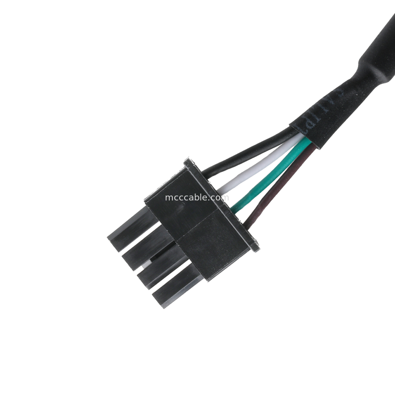 HSG 43645-0400 MX3.0-4P zu Halbstrangdraht und Ring Erdung Kragen LVDS Kabelmontage OEM/ODM