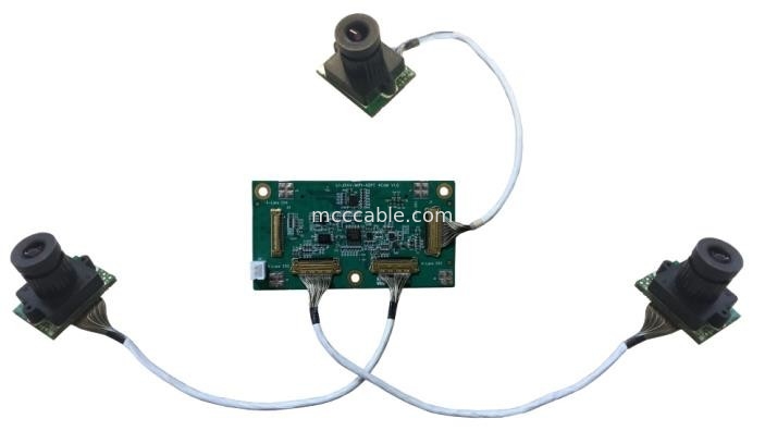 Micro Coax-LI-JXAV-MIPI-ADPT-4CAM-Kamera-Board und Design-Kamera-Anschluss FAW-1233-02 Kabel OEM/ODM