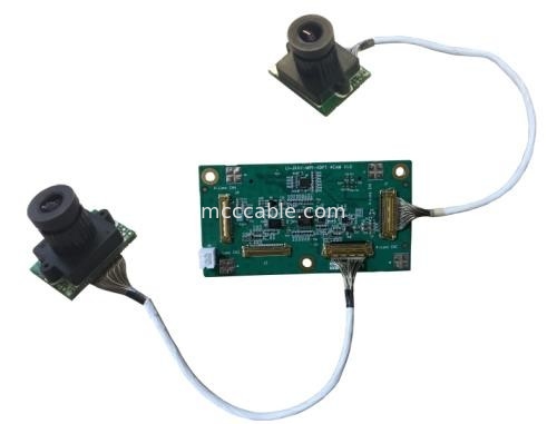 Micro Coax-LI-JXAV-MIPI-ADPT-4CAM-Kamera-Board und Design-Kamera-Anschluss FAW-1233-02 Kabel OEM/ODM