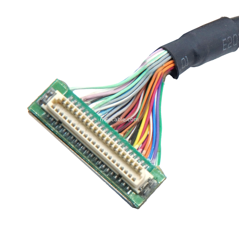 DF9 41P Medizintechnische Drähte für industrielle Zwecke  DF9 41 Pin Screen Display Kabel weibliche Hot Press Flat Connect