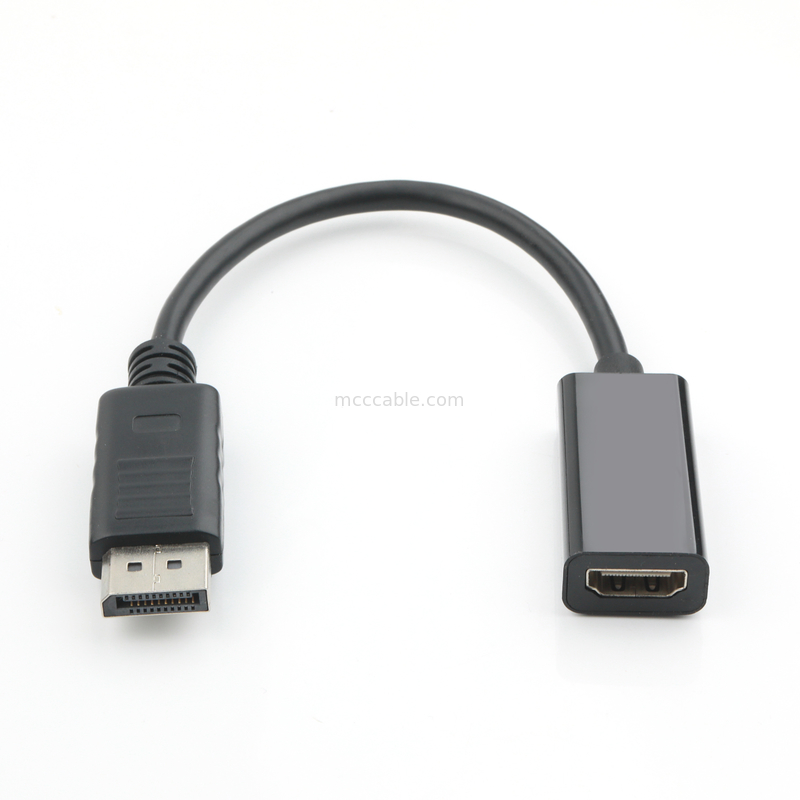 DP männlich auf HDMI weiblich Adapter HD-Industrie-Signalübertragung, Unterstützung 4K 8K