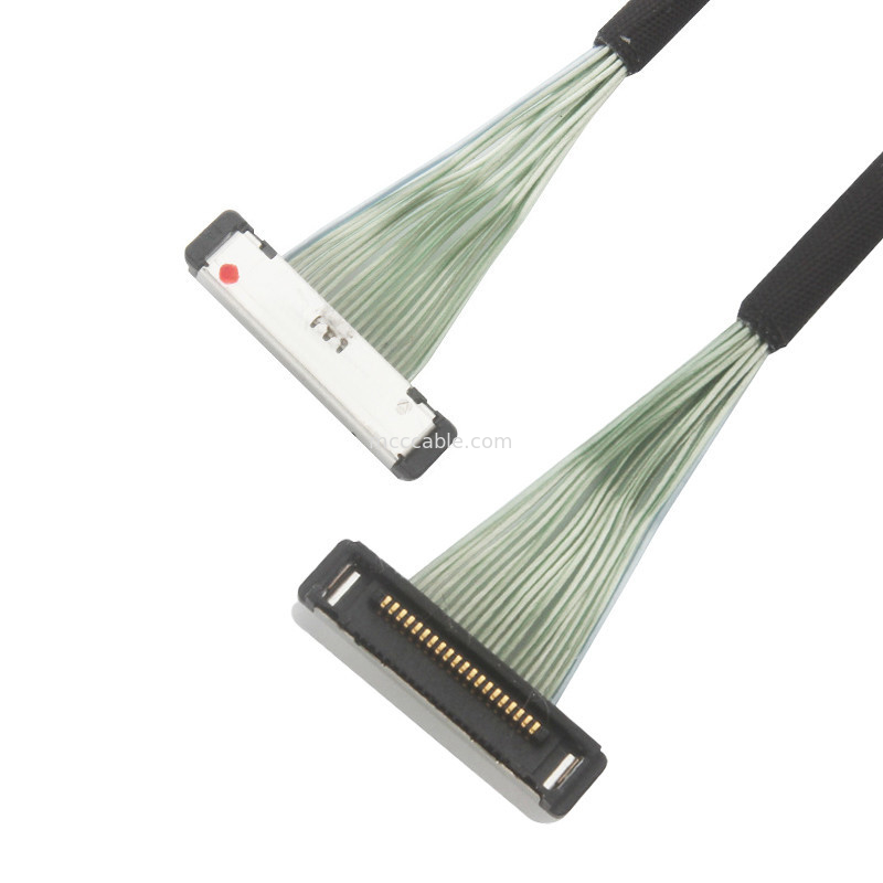 0.4mm Abstand 20380-R20T-06 Mikro-Koaxialkabel Lvds-Anschlusskabel 20P 0,4mm Abstand
