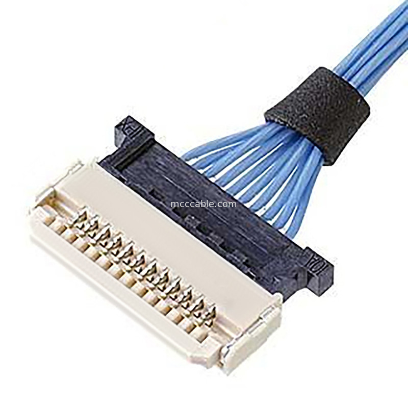Horizontales Mikro-Koaxialkabel 0,5 mm Tonhöhe DW-5 20598-008T-02 Stecker für die Aufnahme