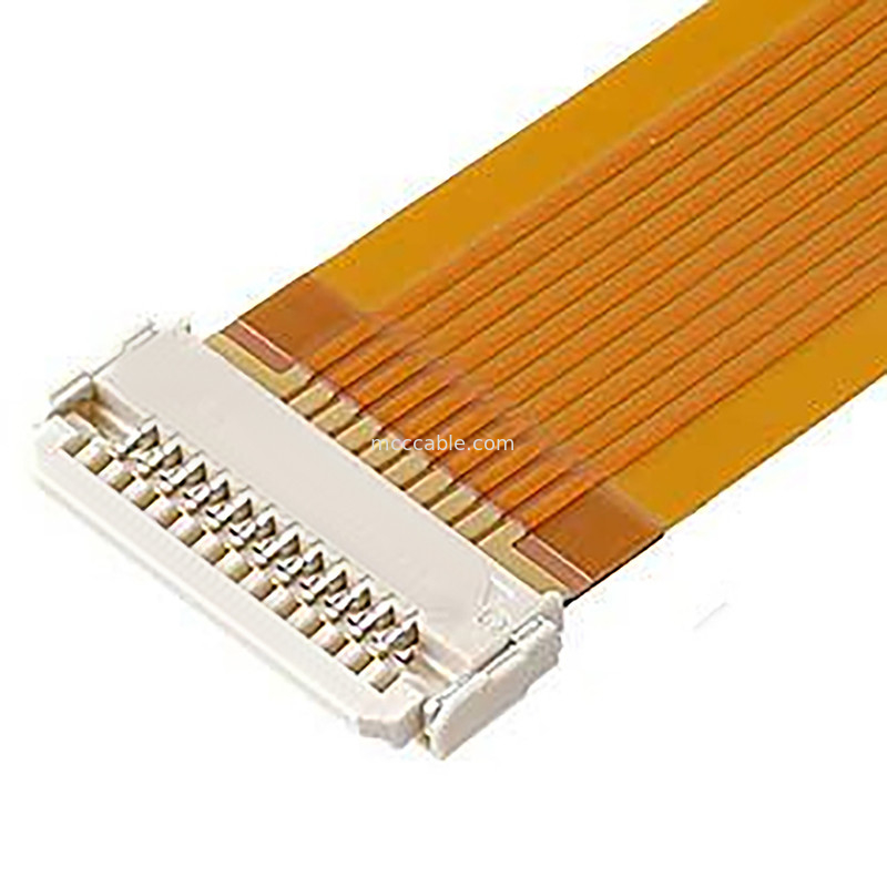 Horizontales Mikro-Koaxialkabel 0,5 mm Tonhöhe DW-5 20598-008T-02 Stecker für die Aufnahme
