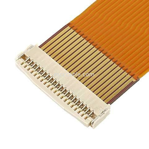 0.5mm Pitch FPC Flexible Flat Cable  MINIFLEX 5-BFN II 20542-020E-01 für den Signalpin