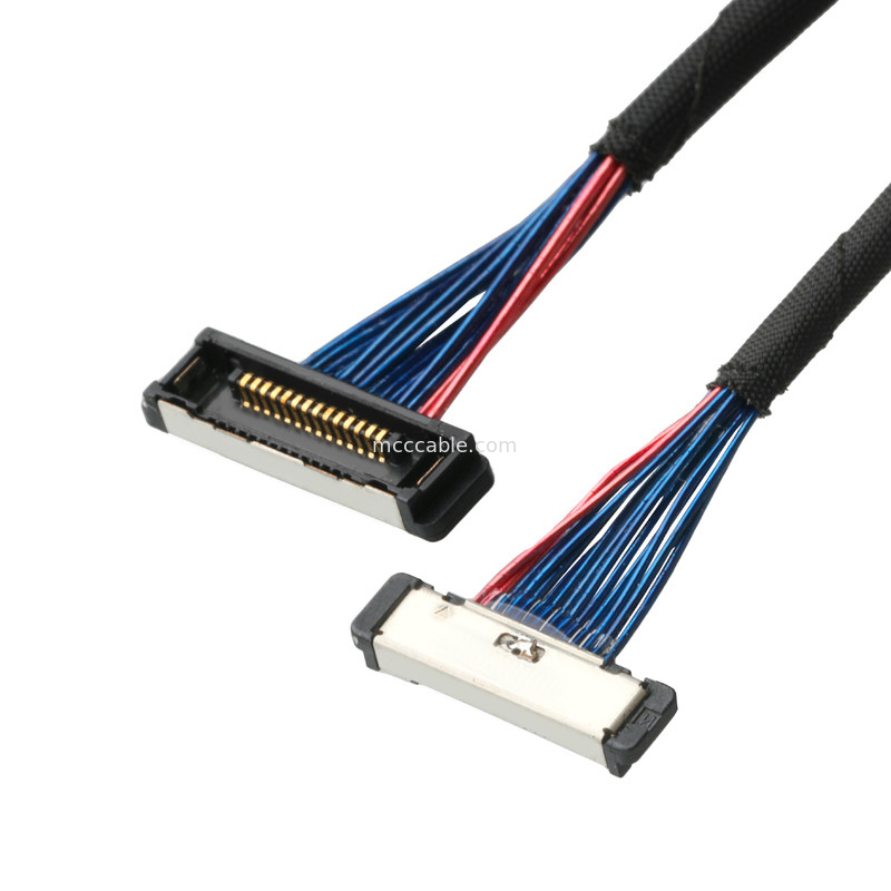Mikrokoaxialkabel 20380 Steckverbinder 20380-R14T-06 0,4 mm Steckgurt 14P Steckverbinder