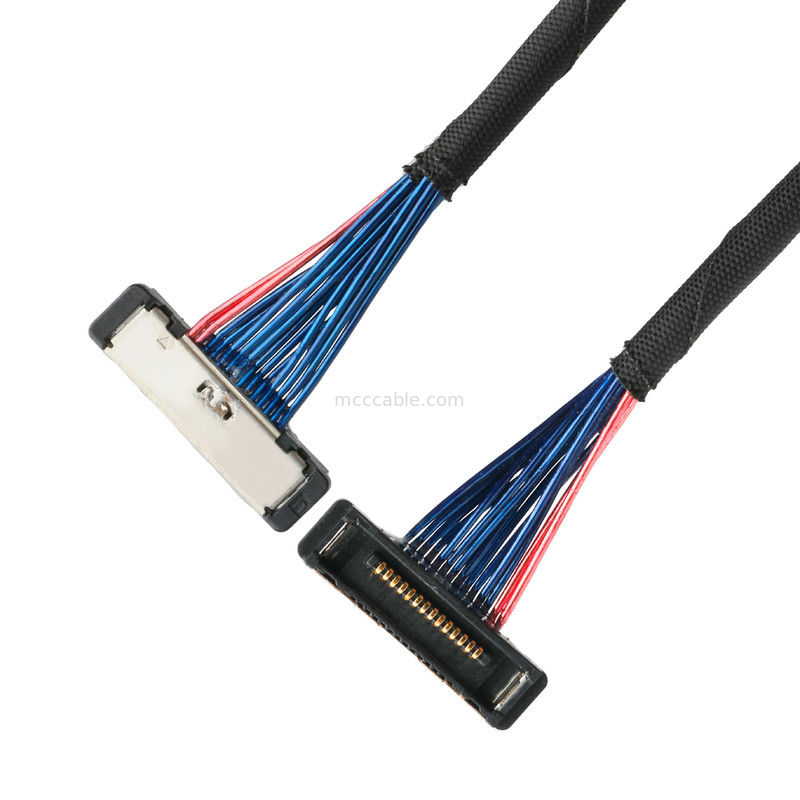 Mikrokoaxialkabel 20380 Steckverbinder 20380-R14T-06 0,4 mm Steckgurt 14P Steckverbinder
