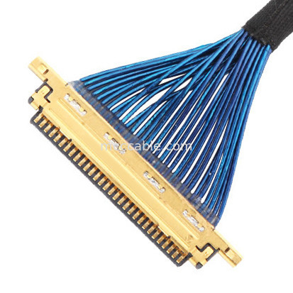 Mikrokoaxial 20453-230T-03 bis 20453-230T-03 Lvds Edp Kabelmontage 0,5 mm Schrägkeit