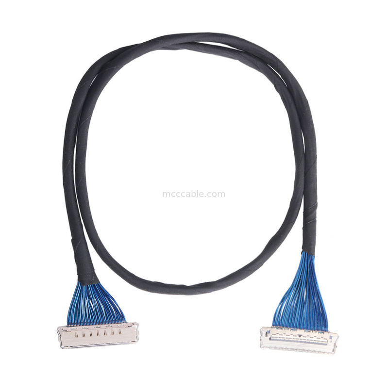 IDC CABLE 20679 20729 Serie 20679-050T-01 50P 0,4 mm Schwung Horizontale Paarung Miniatur Koaxialkabel anpassen