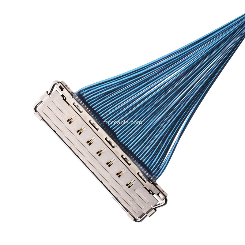 IDC CABLE 20679 20729 Serie 20679-050T-01 50P 0,4 mm Schwung Horizontale Paarung Miniatur Koaxialkabel anpassen