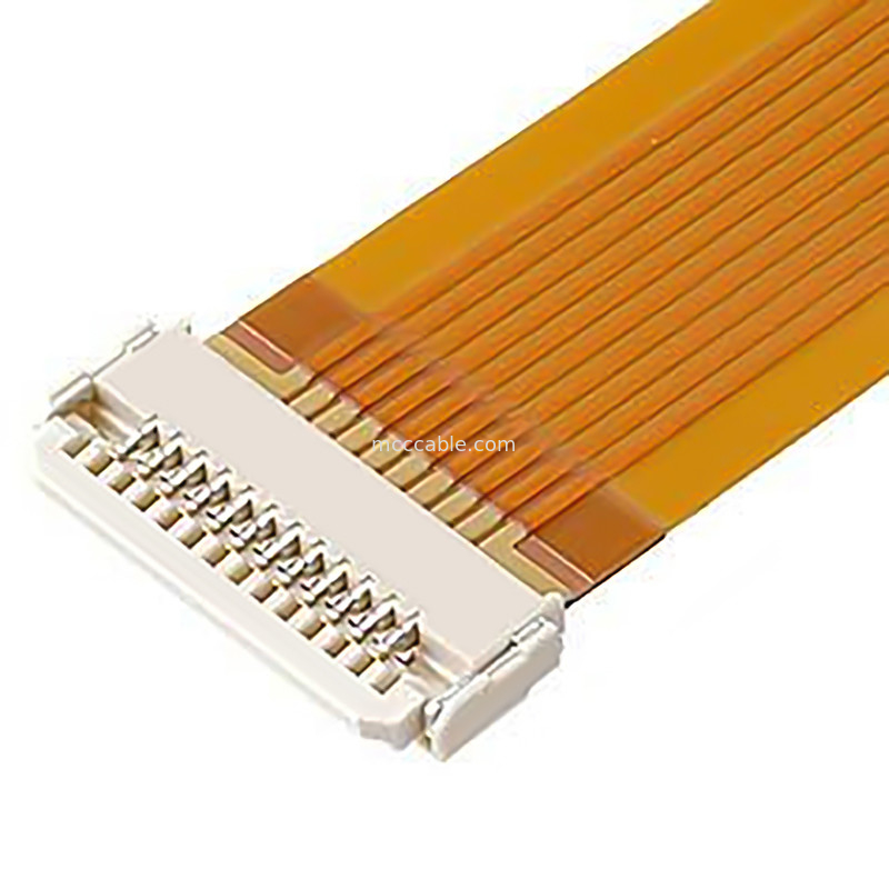 Koaxialkabel-Verbindungsstück Lvds für Neigung 6 Pin Fpc Lcd-Monitor-DW-5 20598-006T-02 0.5mm