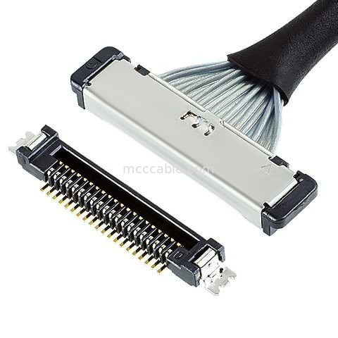 SS 20380-R20T-06 Koaxialkabelverbindungsstück lvds 20 Stiftverbindungsstückkabel des Behälter-Steckermikros