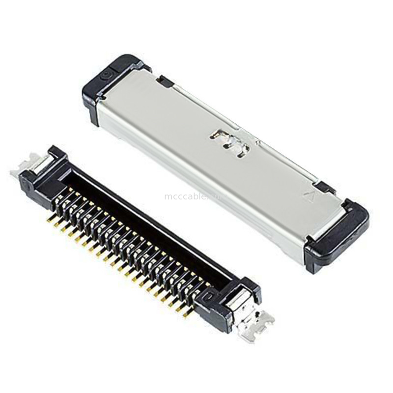 SS 20380-R20T-06 Koaxialkabelverbindungsstück lvds 20 Stiftverbindungsstückkabel des Behälter-Steckermikros