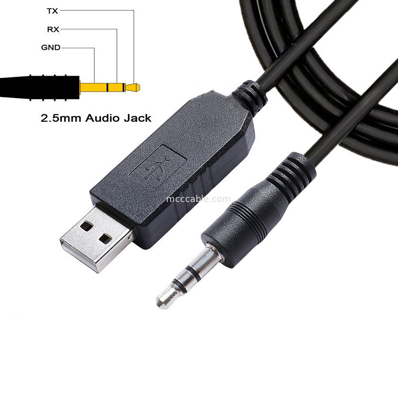 FTDI Chip TTL-232R-3V3-AJ USB zu TTL Serialkabel 3,5 mm 2,5 mm Audio Jack Spezifikationen
