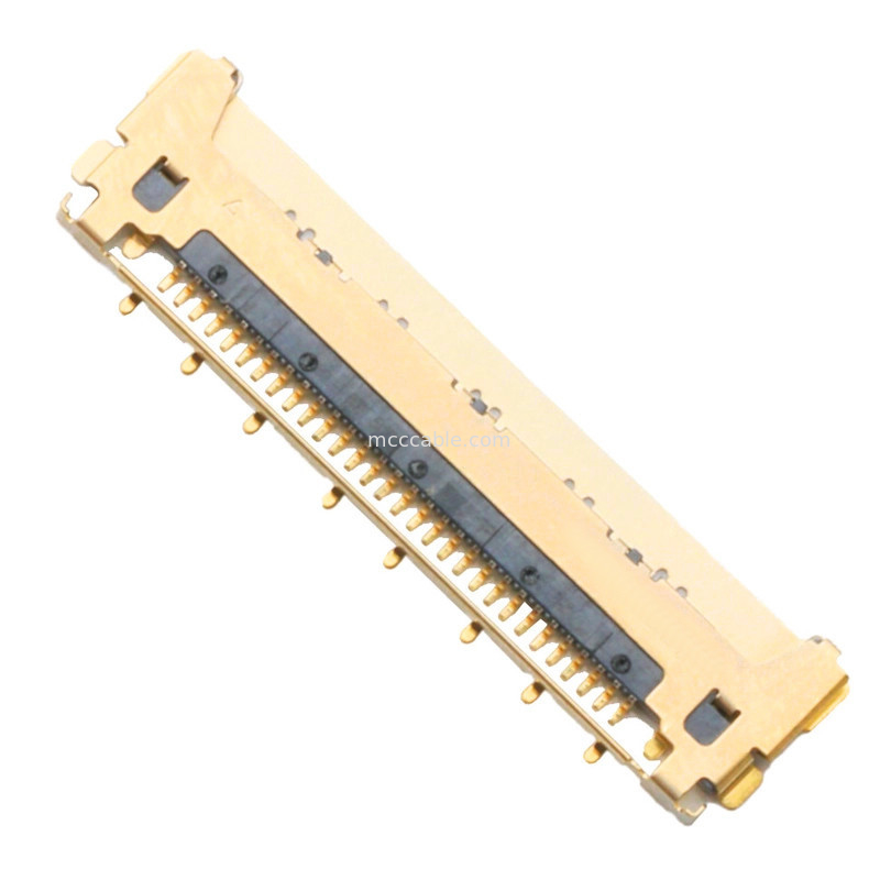 20682-020E-02 Horizontale ultrafeine Koaxialkabelanlage für LVDS-Kabel mit 0,4 mm Kontaktspitch