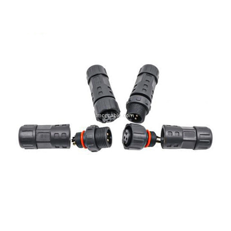 Wasserdichtes 8-Stift-Rundverbindungsgerät für Industriezwecke