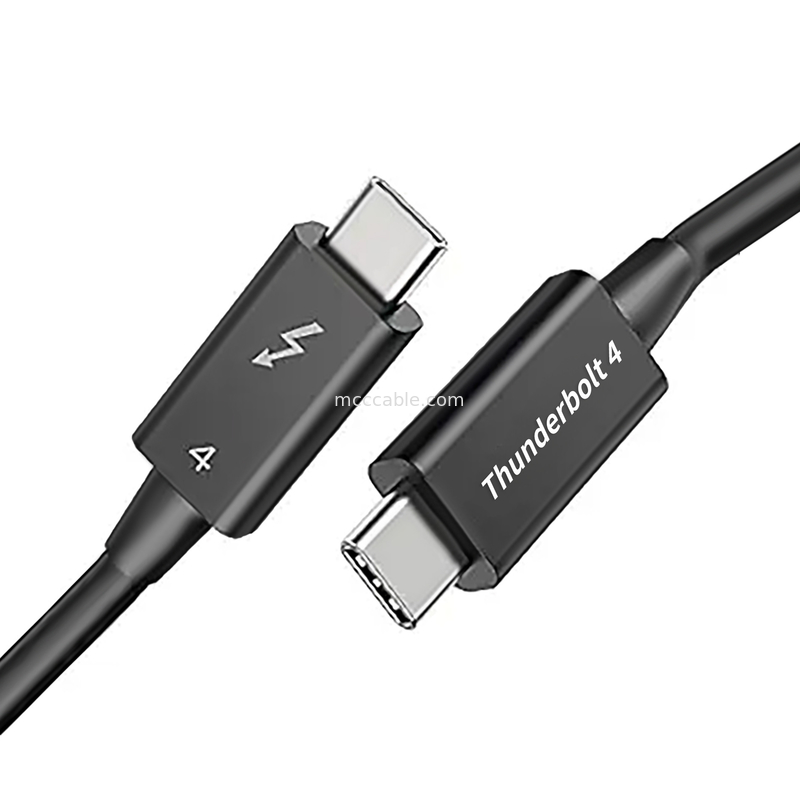 Thunderbolt 4 Geschwindigkeiten von 40 Gbps, unterstützt zwei 4K- oder einziges 8K-Display