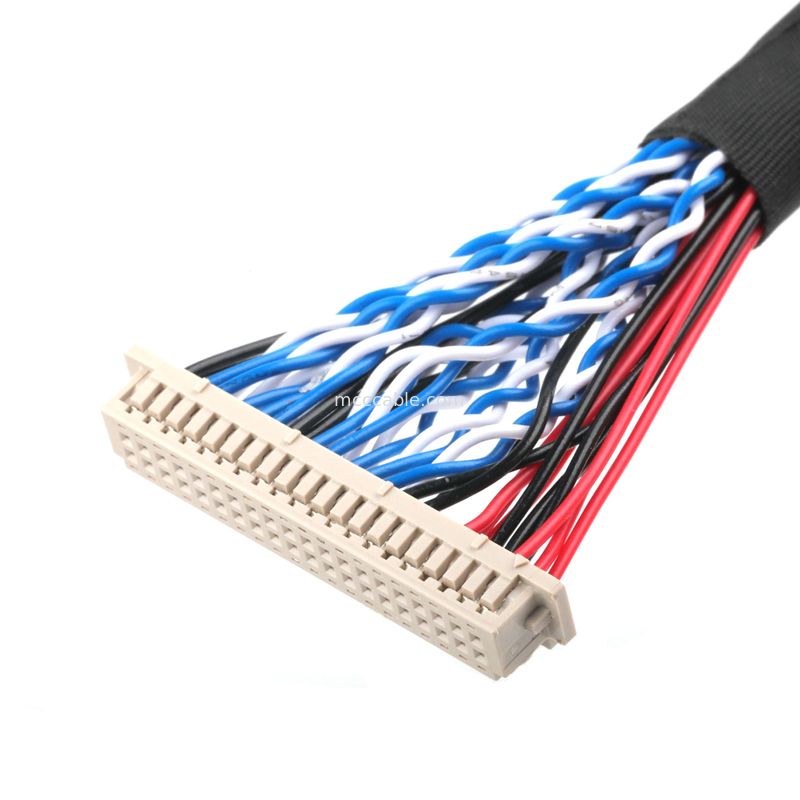 LVDS-Kabel DF13-4008-1.250 10 bis FI-X30HL und KW30-8P-10 800 Kabelkoaxiale Verbindung