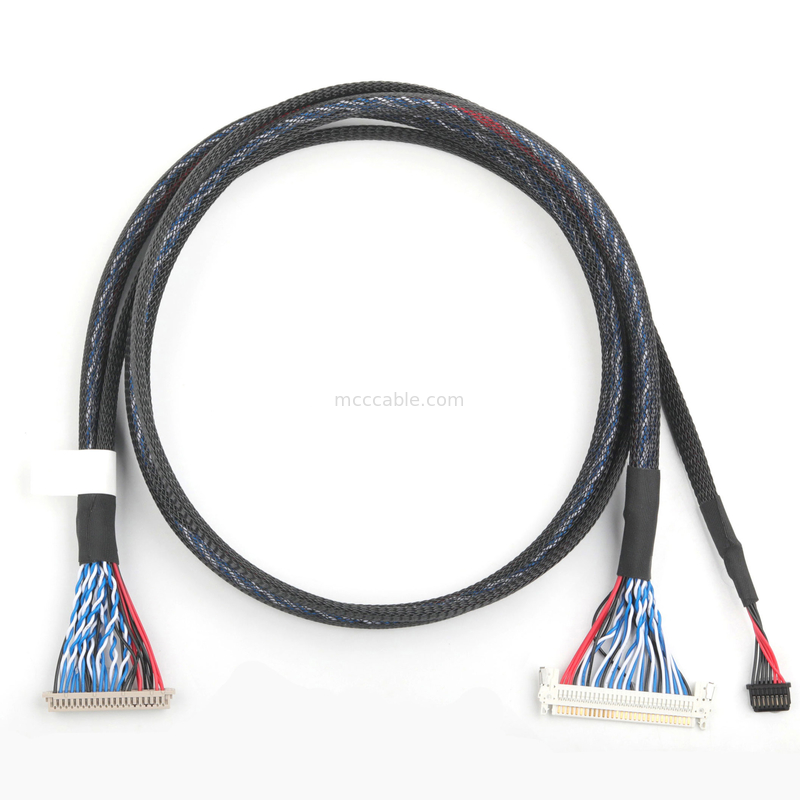 LVDS-Kabel DF13-4008-1.250 10 bis FI-X30HL und KW30-8P-10 800 Kabelkoaxiale Verbindung