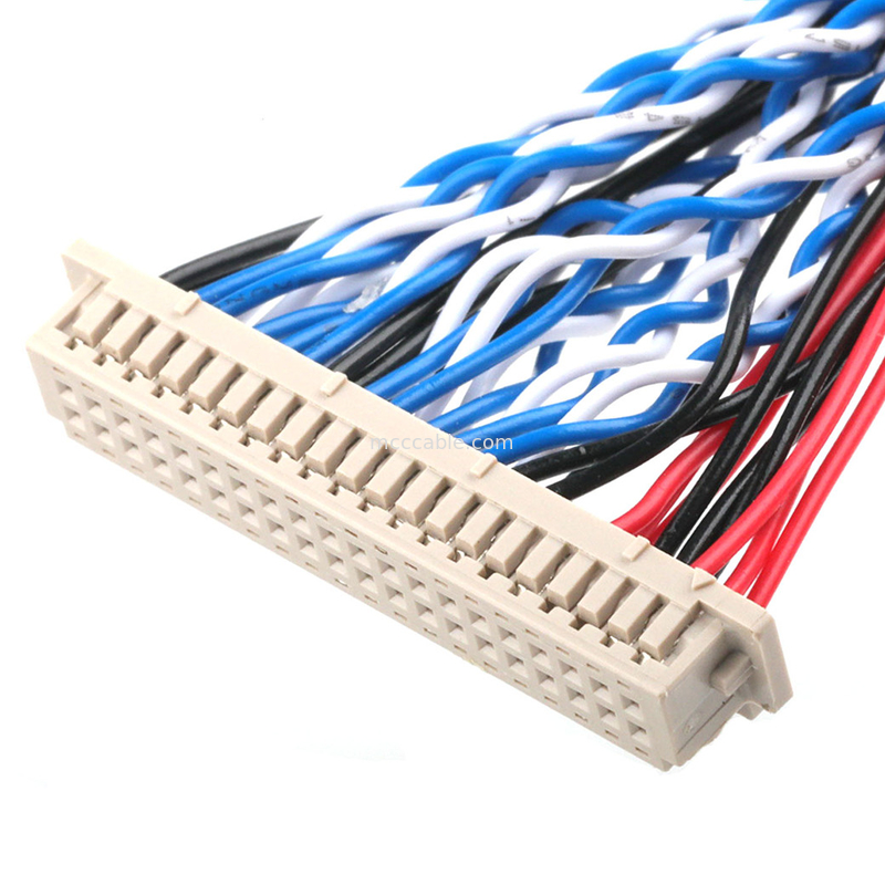 LVDS-Kabel DF13-4008-1.250 10 bis FI-X30HL und KW30-8P-10 800 Kabelkoaxiale Verbindung