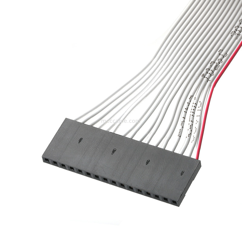 DP2.54-1×16P bis IDC2.54 2×8P Bandkabelmontage