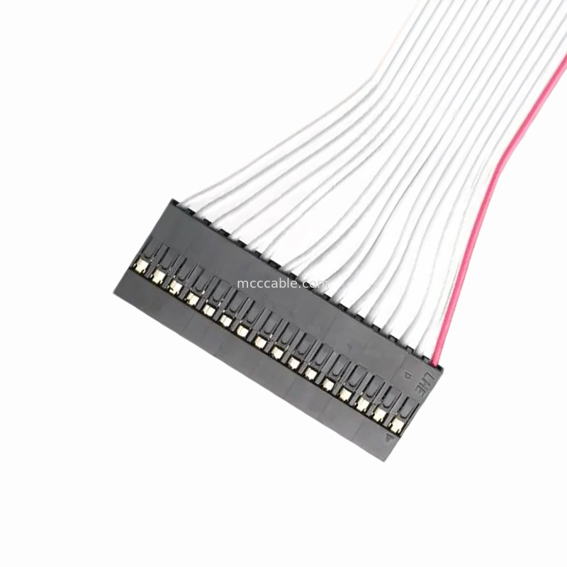 DP2.54-1×16P bis IDC2.54 2×8P Bandkabelmontage