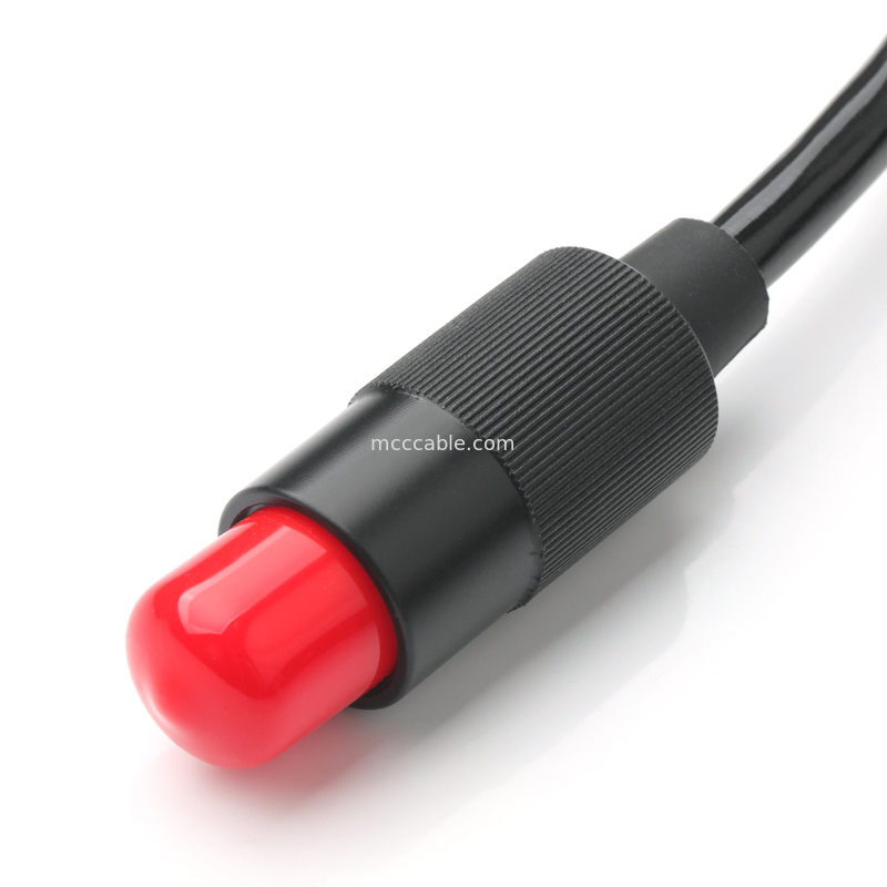 4-Kern-Stromkabel-Bauwerk 2-Pin-Anschluss 600V 125°C mit Wärmeschrumpfrohr