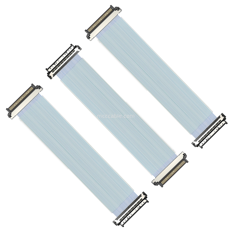 0.4mm USL20-30SS-030CH Micro Coaxial Cable Micro-Bending Capable for Foldable Smartphone Displays
