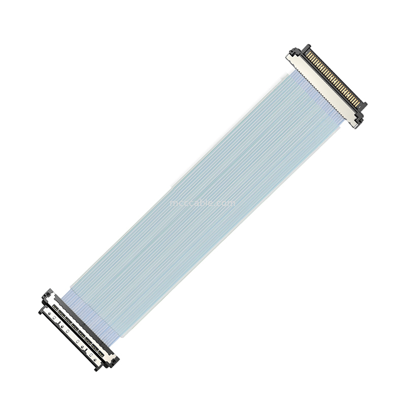 0.4mm USL20-30SS-035BH Micro Coax Ribbon Cable 5G MmWave-Ready For Small Cell Antenna Connections