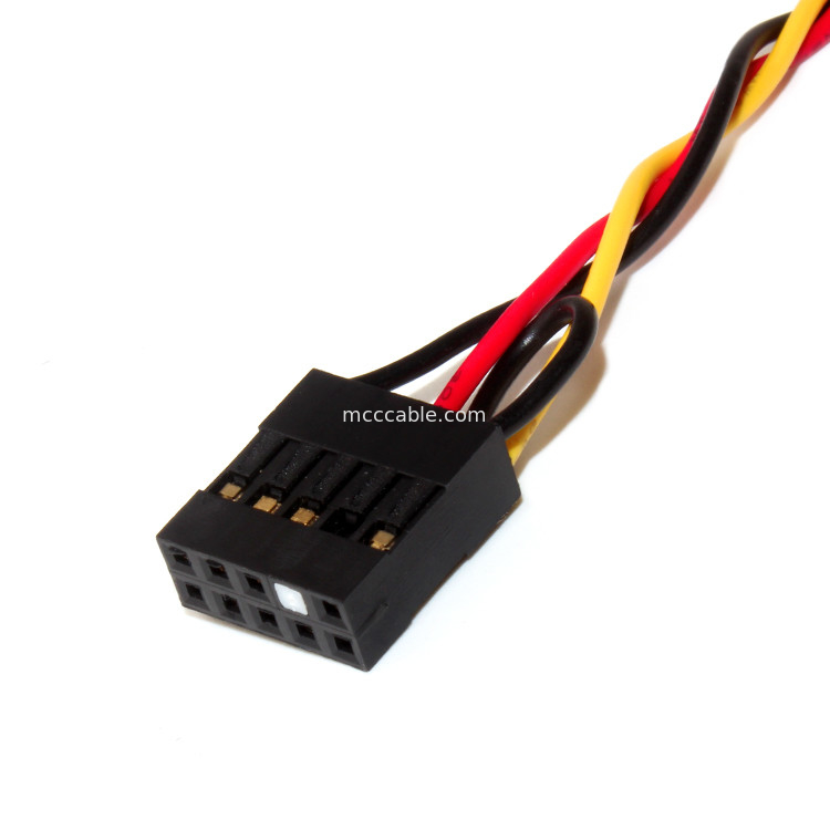 PLATTEN-BERG AUDIO-JACK Molex 22-55-2101 NEIGUNG 10POS 2.54MM TITEL-3.5MM