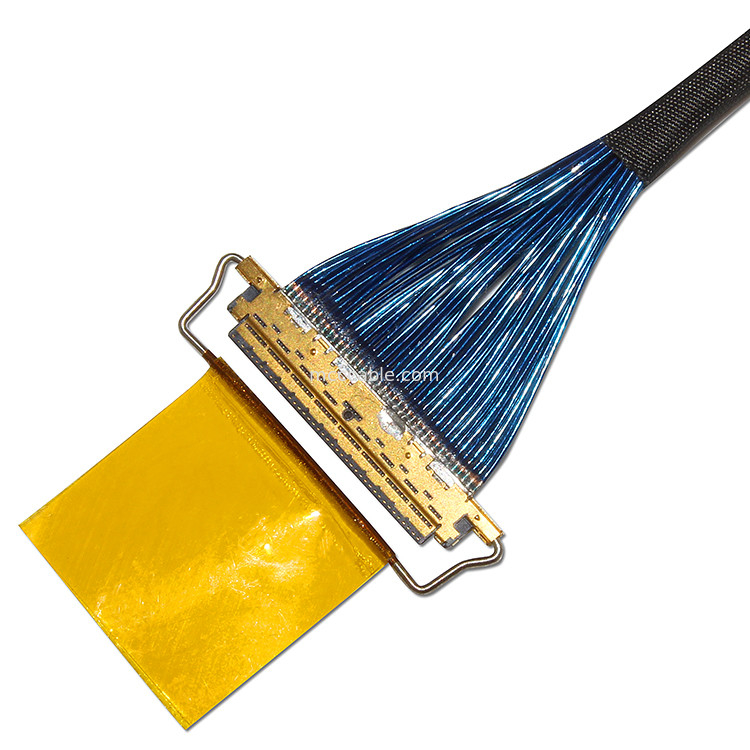 20 Gbps/Weg Mini Coax Cable High Data Rate Transfer For Thunderbolt 3 20633 lvds 40T 01 Anzeigenverbindungsstück