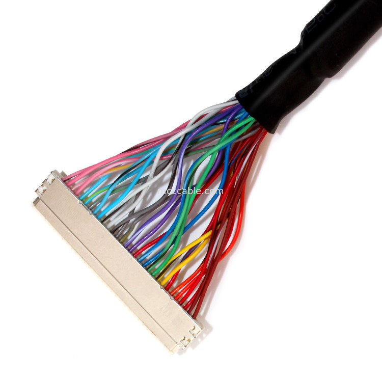 Erweiterung STUNDEN 30PIN LVDS Kabel, Df19-30s zu Df19-30s getrenntem Draht Lvds-Kabel