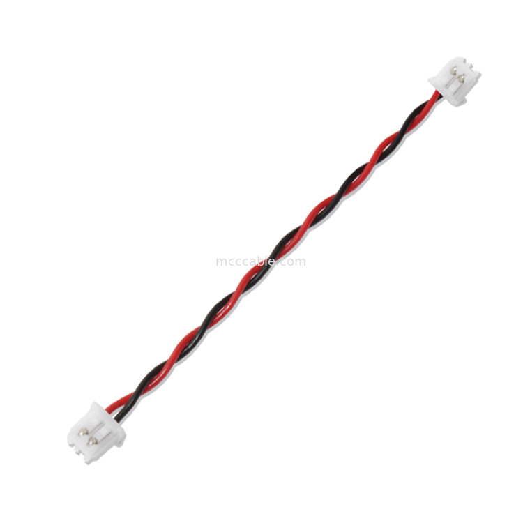JST pH 2,0 Schwarz-rote Kabelbaum-Kabel des Verbindungsstück-Kabelbaum-UL1007