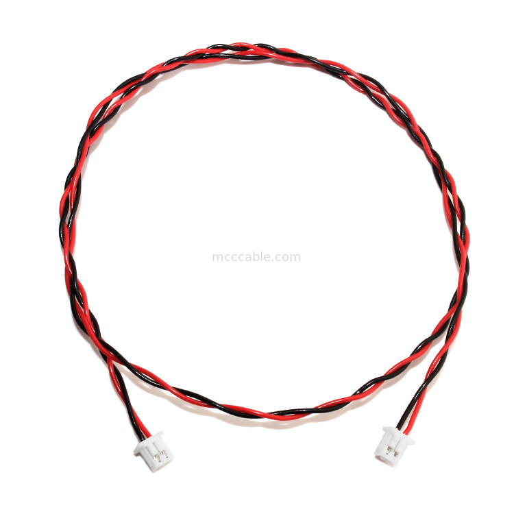 JST pH 2,0 Schwarz-rote Kabelbaum-Kabel des Verbindungsstück-Kabelbaum-UL1007