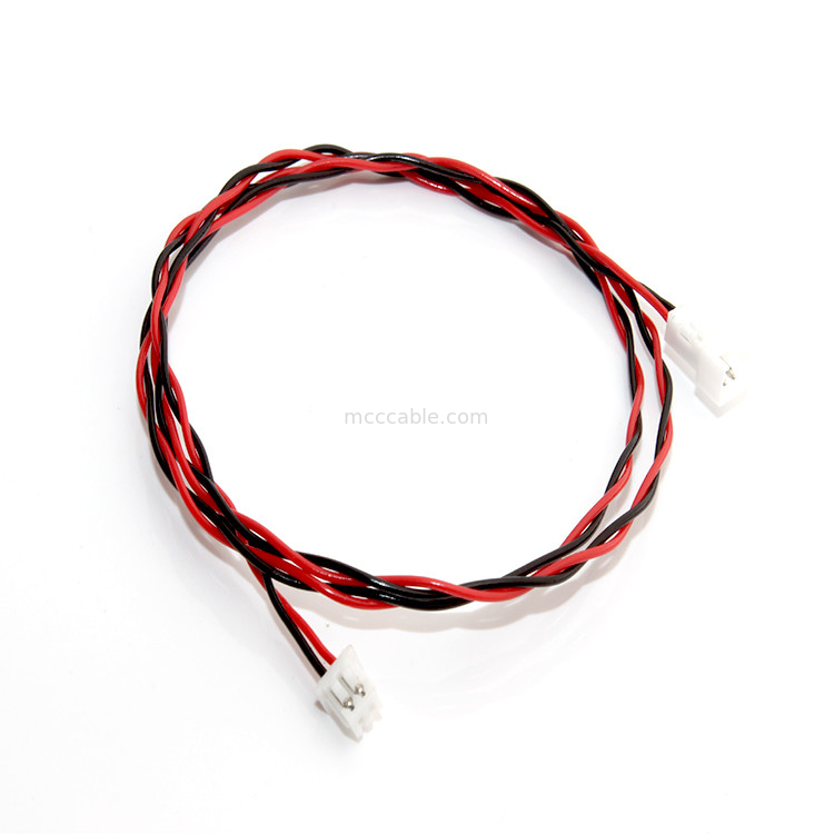 Kundenspezifischer Kabelbaum 2pin JST PH2.0 für elektrisches Fahrrad lvds Anzeigenverbindungsstück