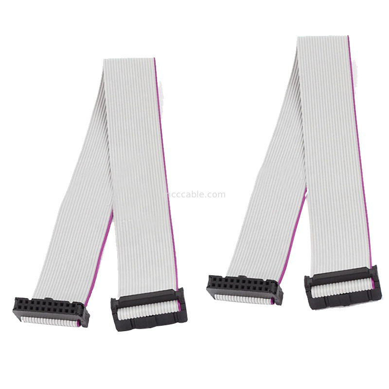 2,54 Neigung flachen flexiblen Millimeter Flachkabels, 10 Länge Pin IDC Kabel-60mm