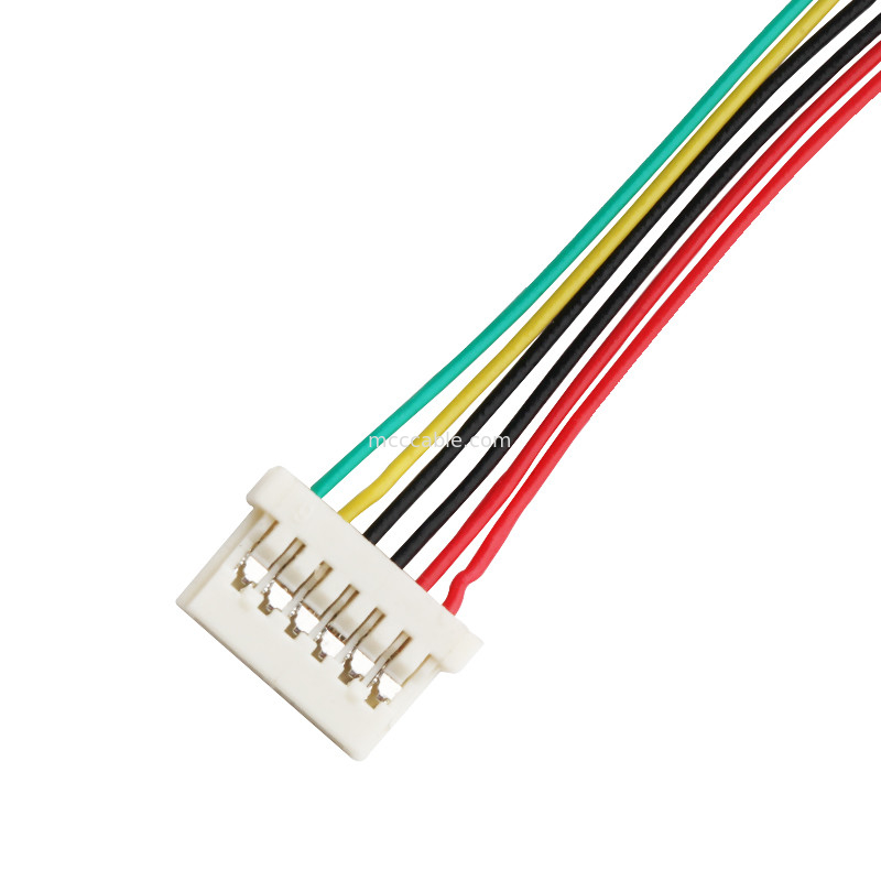 Kabel STUNDEN DF14 Lvds Neigung 6DS 1.25mm, das 6 Pin-lvds Anzeigenverbindungsstück quetschverbindet