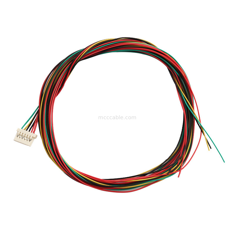 Kabel STUNDEN DF14 Lvds Neigung 6DS 1.25mm, das 6 Pin-lvds Anzeigenverbindungsstück quetschverbindet