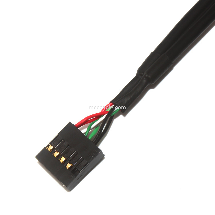 10 Pin 30AWG 2.54mm Neigung Länge Molex 22-55-2101 des Molex-Kabel-150mm