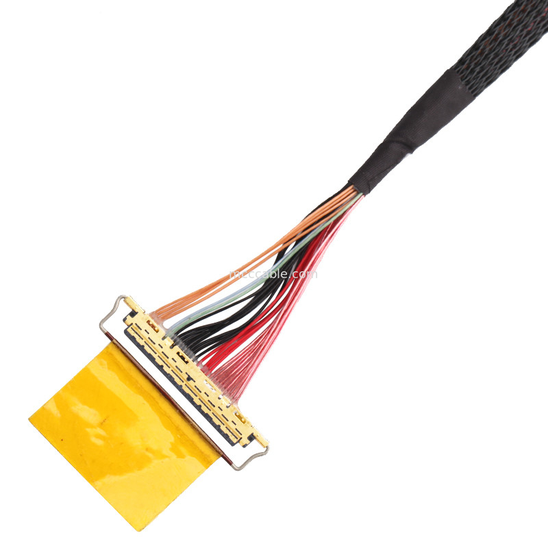 36AWG Lvds Kabelmontage I  20453-240t-01 bis 20453-240t-01 40P 0,4 mm Abstand