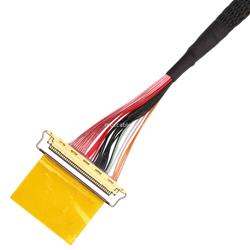 36AWG Lvds Kabelmontage I  20453-240t-01 bis 20453-240t-01 40P 0,4 mm Abstand