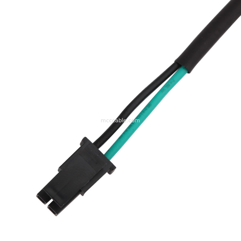 Kundenspezifische Kabelbaum-Neigung 2,5 JST HER-2 MX3.0 2P zu MOLEX 43645-0200