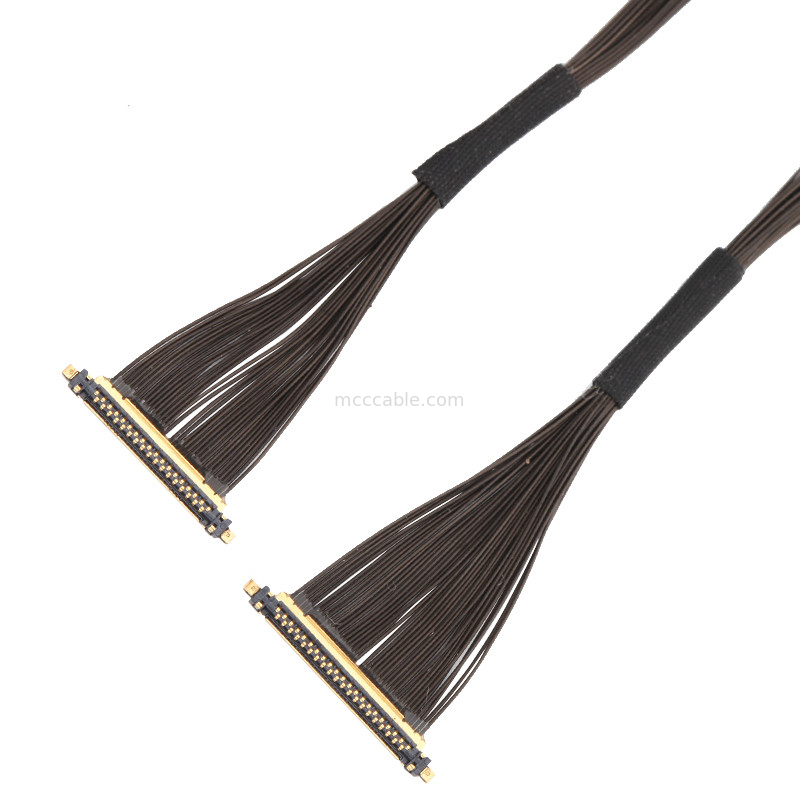Mikrokoaxialkabel der Baureihe 20531 30P 20531-034T-02 bis 20531-034T-02 0,25 mm Schwung